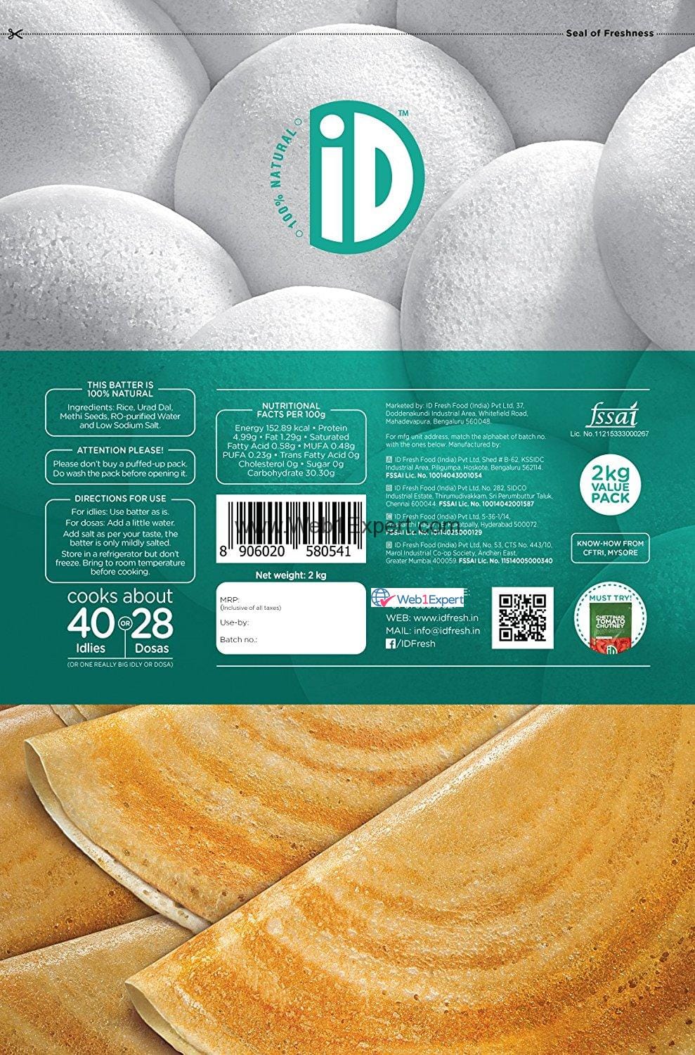 madurai idli kadai menu hours packet 2