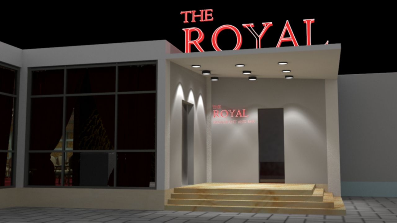 restaurant view 3 3ds max orig